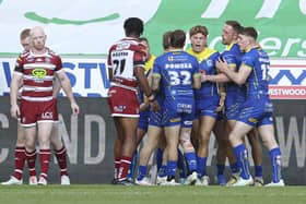 Wigan Warriors fell to a 40-4 defeat to Warrington Wolves, ending their home winning run