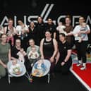 Some of the mums and their babies at the Barbells and Babies session held at Trans4orm Wigan.