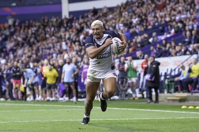 Both Ryan Hall and Dom Young went over for braces in the 42-18 victory over France.