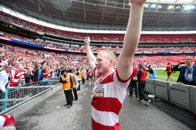 Liam Farrell was involved in Wigan Warriors last Challenge Cup win