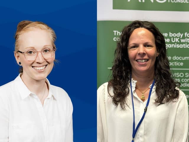 Heulwen Peters (LEFT) Louise Beamish (RIGHT)