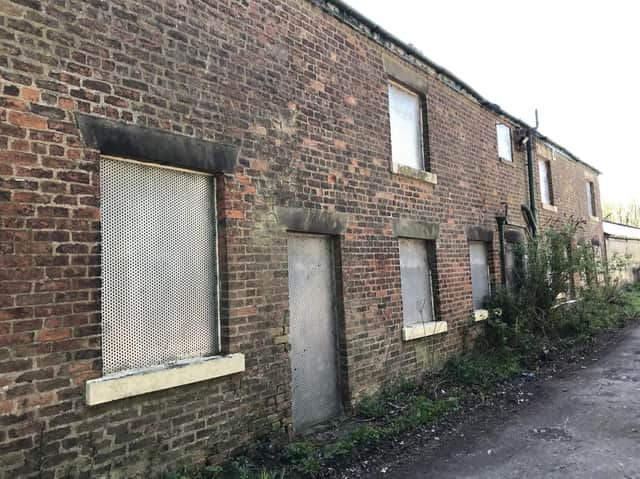 An unused building on the Haigh estate