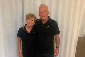 Kevin Murphy with partner Linda Haines