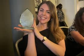 Amy Dawber wins Rising Star Award