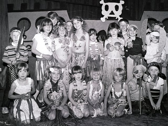 Fancy dress fun for members of Comet Youth Club in Poolstock in 1986