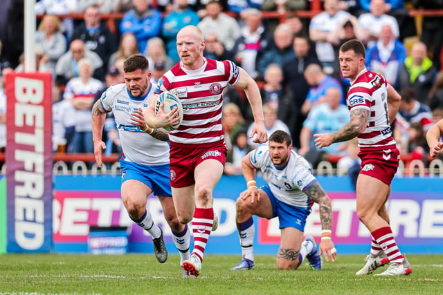 Wigan took on Wakefield Trinity at Belle Vue in the quarter-finals.