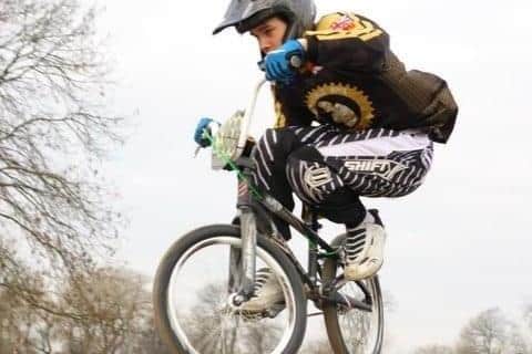 Cam back in his BMX days