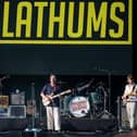 The Lathums on stage at Leeds in the Park in May 2023.
