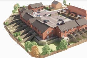 An artist's impression of how the homes would look on land off Ormskirk Road, Up Holland