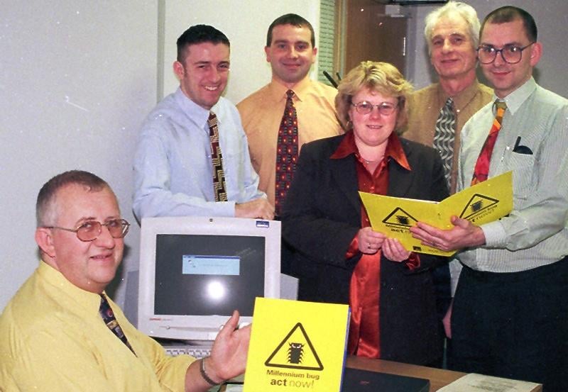 1998 - A course for computer users to deal with the suspected 'Millennium Bug' held at Wigan Investment Centre