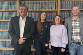 (L-R) Richard Parrish, Sarah Guilfoyle, Brenda Spencer, Adam Pendlebury.