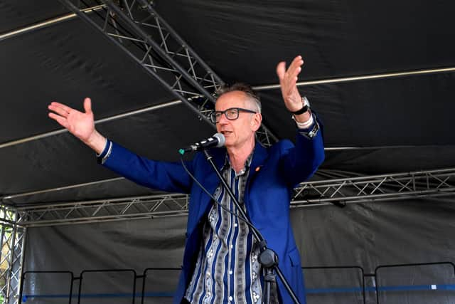 John Hegley by Polly Hancock