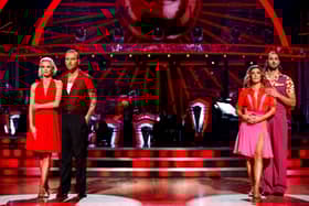 Kym Marsh and Graziano di Prima, right went head to head with Matt Goss and Nadiya Bychkova in this weeks dance-off