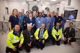 Leigh Theatres Team and Estates Team in the new Theatre 4