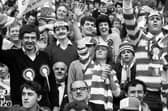 Wigan fans in good spirits before the Challenge Cup Final against Widnes.