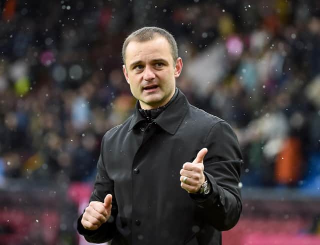 Shaun Maloney thanks the travelling fans who supported his side throughout at Burnley