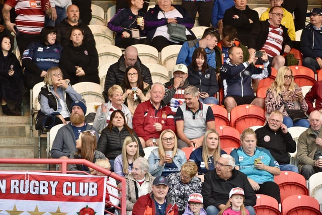 Wigan Warriors fans made the trip to Craven Park to support Matty Peet's side.