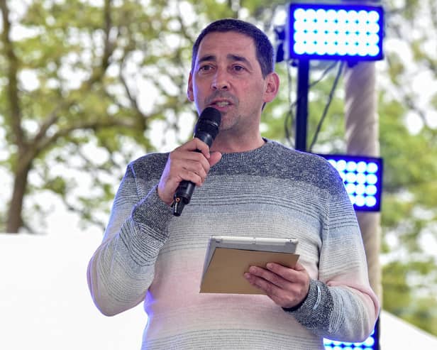 Colin Murray was master of ceremonies at Wigan Athletic's Party in the Park