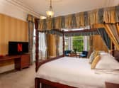 One of the bedrooms at the Cairndale Hotel & Leisure Club