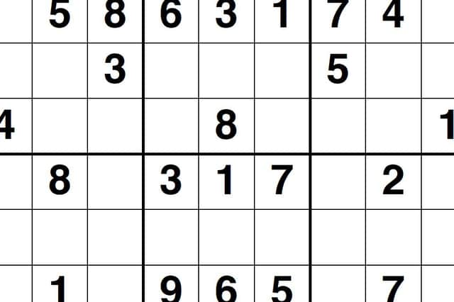 Sudoku puzzle