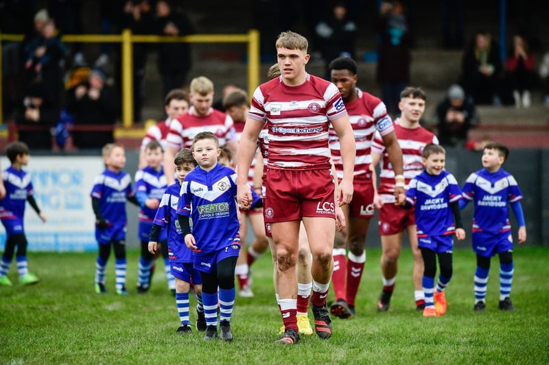 Harvie Hill captained Wigan in the match against the side he grew up supporting.