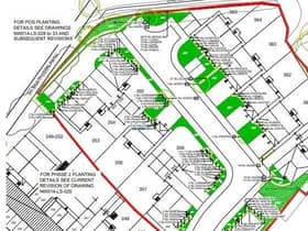 A drawing for the planned work by Bloor Homes