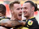 Tom Naylor celebrates his goal at Rotherham