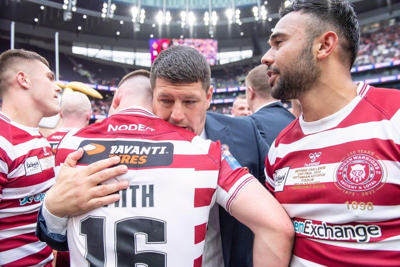 The halfback had scored himself earlier in the afternoon, along with Field, as they helped the Warriors to their 20th Challenge Cup.