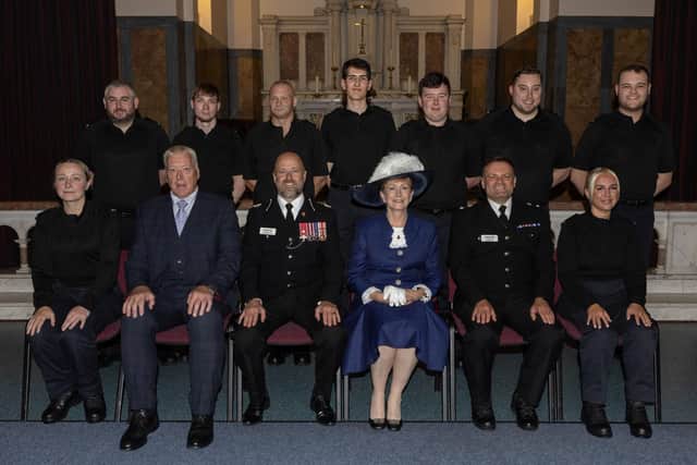 Eight new officers were sworn in at Sedgley Park