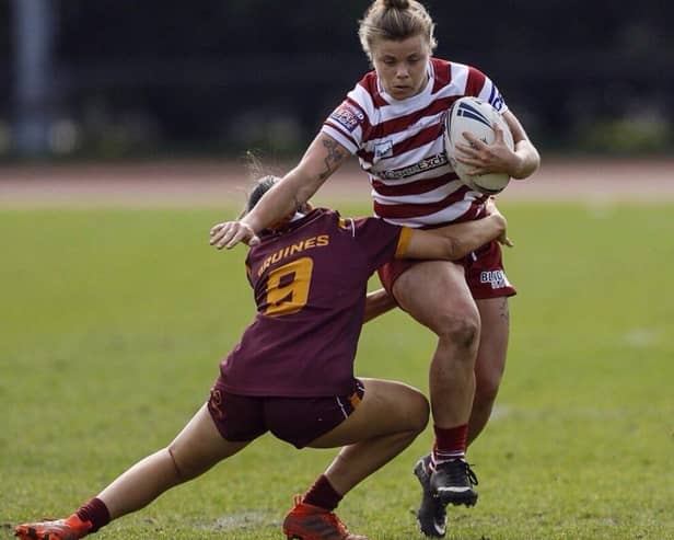 Wigan Warriors Women progress to the quarter-finals of the Challenge Cup (Credit: Bryan Fowler)