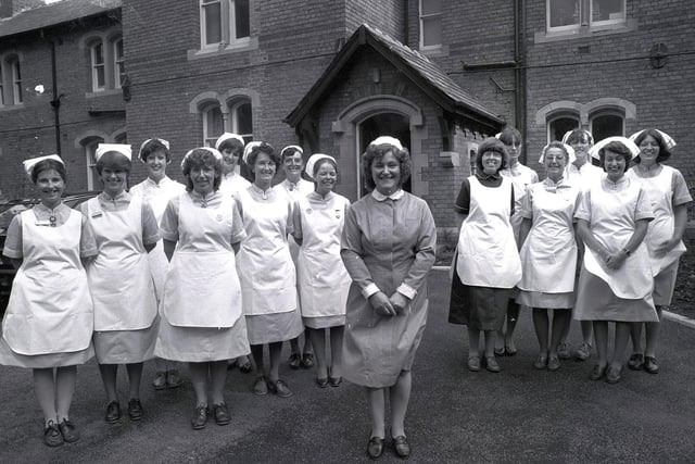 Wigan and Leigh Hospice, on Poolstock Lane, Wigan, in the 1980s