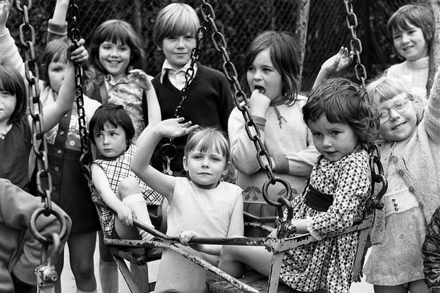 RETRO 1972 - Summer fun in Wigan's Mesnes Park July 1972