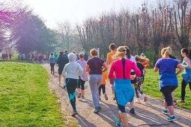 Runners taking part in a previous Pennington Flash parkrun