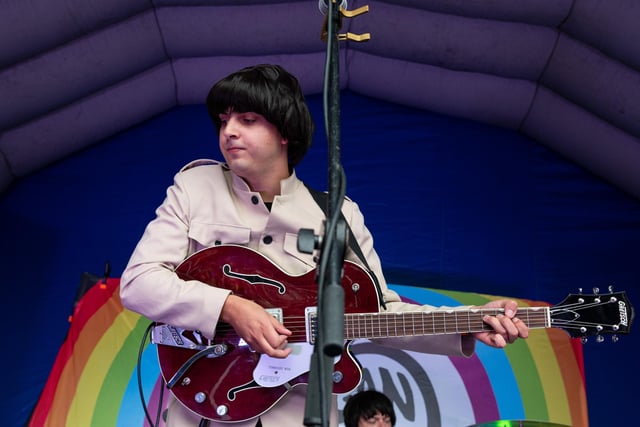 The Hey Beatles perform at Wigan Pride