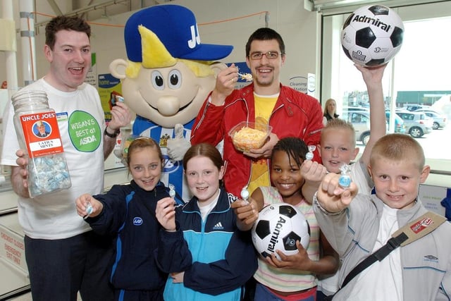 Wigan's Best at ASDA celebrations with Wigan Athletic