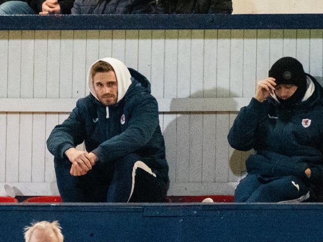 David Goodwillie won't feature for Raith Rovers despite joining on deadline day. The backlash following the controversial signing has led to the Fife club to recognise the rror of their ways and admit "we got it wrong".Chairman John Sims, in a statement, said: "“This very unfortunate episode is something that we all bitterly regret and we are now wholly committed to making things right." (Various)