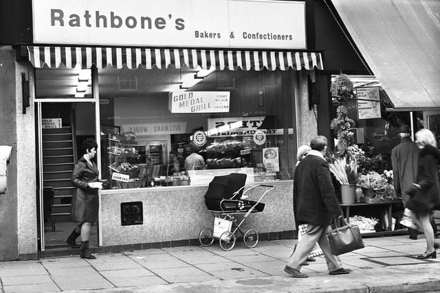 Rathbones shop on Standishgate in 1972.
