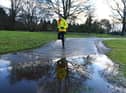 Runners and walkers brave the rain and start 2023 in a healthy way, as they take part in the New Year's Day parkrun at Haigh Woodland Park