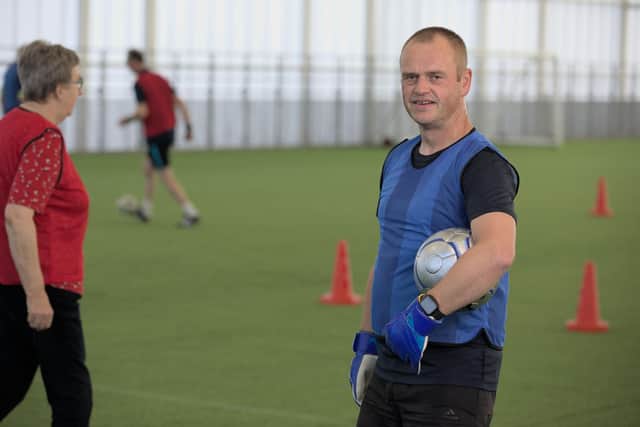Walking football is a fun and social way for people with Parkinson's to enjoy being active together