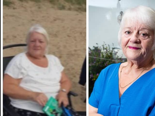 Lynne Finney before and after losing weight