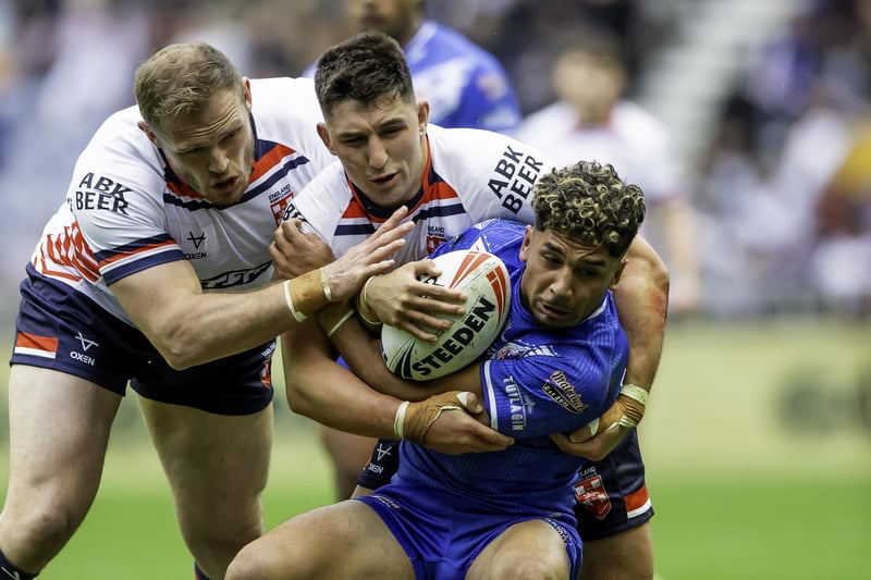 Not the longest of stints from the bench but a couple of powerful runs from the incoming Huddersfield Giants prop