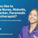 Gold standard courses for careers in Nursing, Midwifery, Paramedics, Physiotherapy and more!