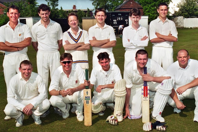 The Highfield cricket team in 1996.