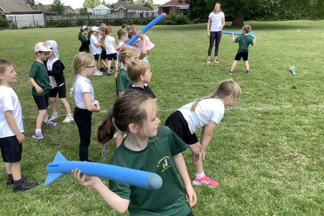 Mrs. Heather Rogerson, PE Lead at St. Bernadette's, said: “It’s wonderful to have an incredible ambassador for Team England like Katie pay us a visit.  Sport is more than just physical fitness – it teaches children all about key life skills like working hard and being determined. It’s lifelong learning to help them succeed in life."