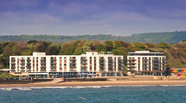 The Sands is perched on the edge of the town's beautiful North Bay. Image: The Sands