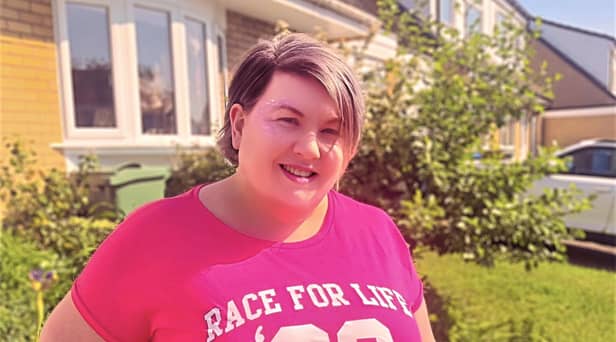 Gemma Crossley will be the official starter for Race for Life at Haydock Park Racecourse