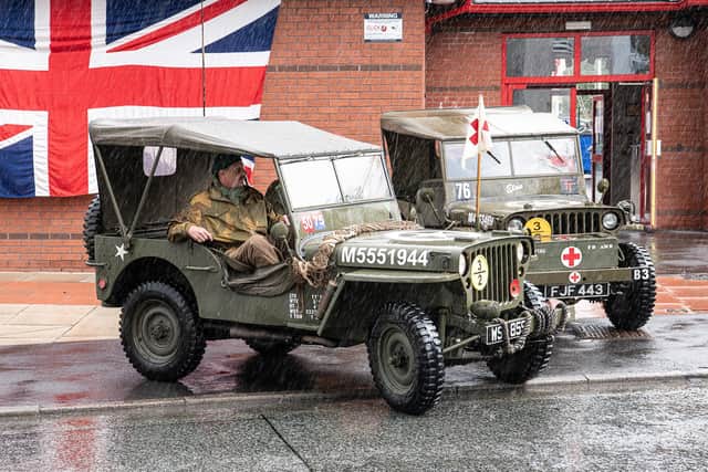 Armed Forces Day vehicle convoy. Leigh and Wigan 27th June 2020