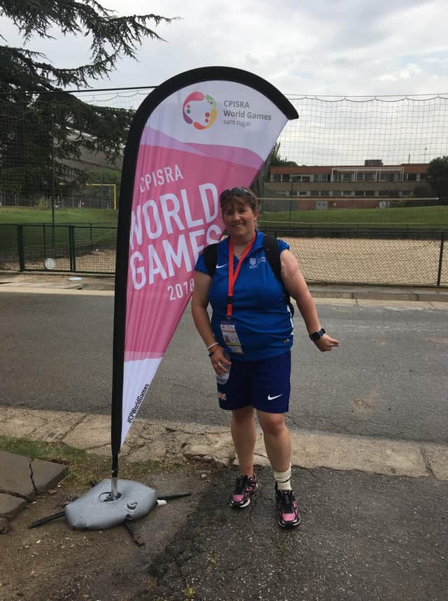 Claire Buckle at the CPISRA World Games