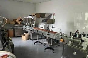 One of the drugs labs that were raided