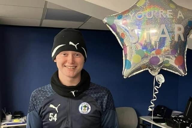 Latics youngster Callum Jones has revealed he has been given the all-clear after a cancer scare
